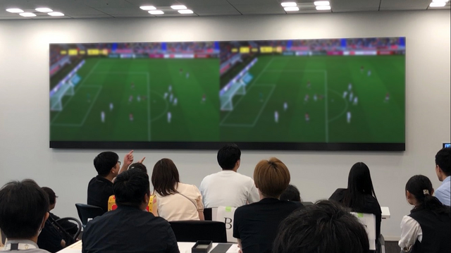 サッカーゲーム決勝戦